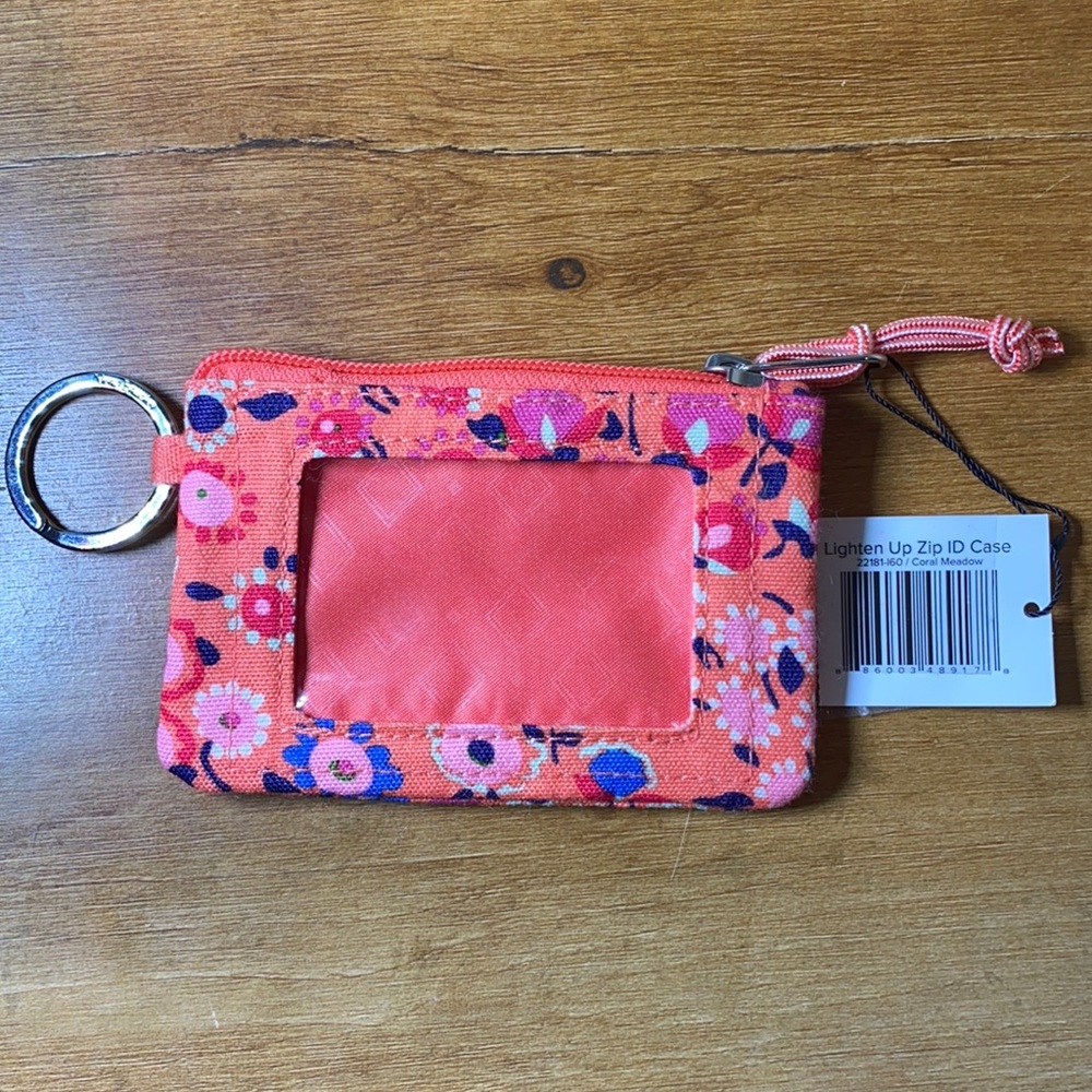 NWT Vera Bradley Lighten Up Zip ID Case
